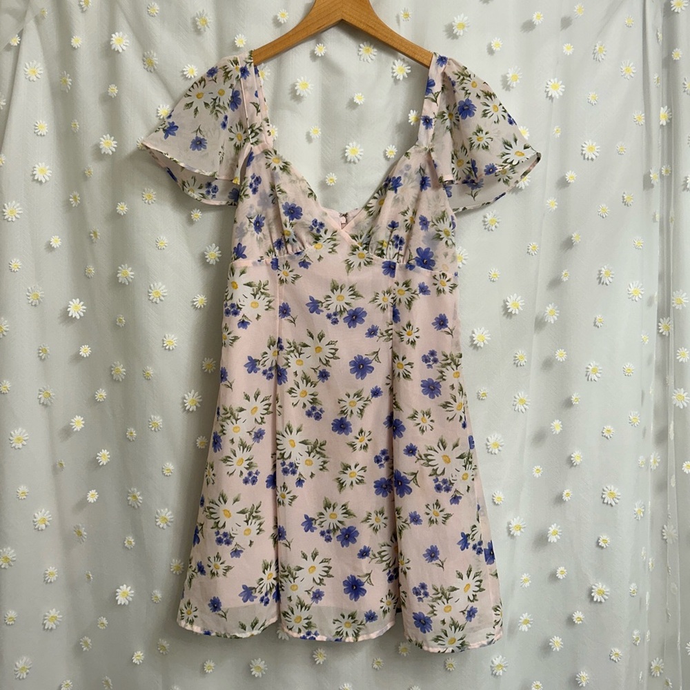 Forever 21 Pink Floral Dreamy Sundress